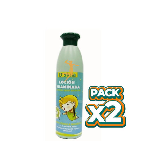 Pack 2x LOCIÓN VITAMINADA EDAD ESCOLAR 250 ML SHILA