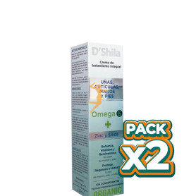 Pack 2x CREMA PARA MANOS Y UÑAS CON OMEGA 6 250Ml. SHILA
