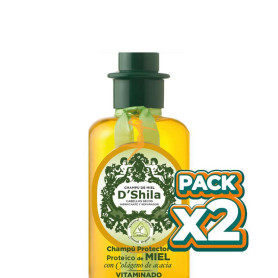 Pack 2x CHAMPÚ PROTEICO DE MIEL 300Ml. SHILA