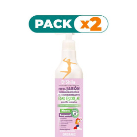 Pack 2x FITO-JABON DERMOPROTECTOR EDAD ESCOLAR 500Ml. SHILA