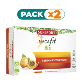 Pack 2x MACAFIT BIO 20 AMPOLLAS SUPERDIET