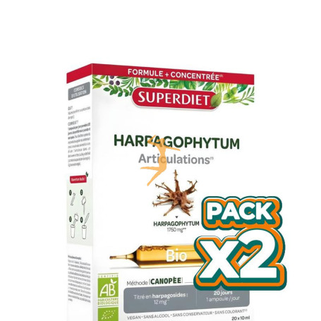 Pack 2x HARPAGOFIT BIO 20 AMPOLLAS 10Ml SUPERDIET