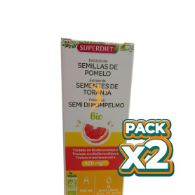 Pack 2x SEMILLAS DE POMELO BIO 100 Ml SUPERDIET