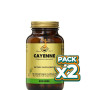 Pack 2x CAYENA 100 CÁPSULAS VEGETALES SOLGAR