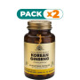 Pack 2x GINSENG COREANO 50 CÁPSULAS SOLGAR
