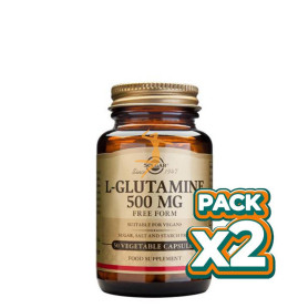 Pack 2x L-GLUTAMINA 50 CAPSULAS VEGETALES SOLGAR