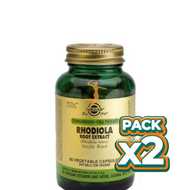 Pack 2x RODIOLA EXTRACTO 60 CÁPSULAS SOLGAR