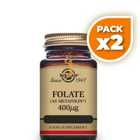 Pack 2x FOLATO (METAFOLIN) 50 CAPSULAS SOLGAR