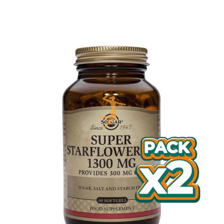 Pack 2x ACEITE DE BORRAJA 60 CÁPSULAS SOLGAR