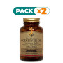 Pack 2x ACEITE HÍGADO BACALAO 100 CÁPSULAS SOLGAR