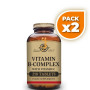 Pack 2x B-COMPLEX CON VITAMINA C 250 COMPRIMIDOS SOLGAR