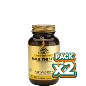 Pack 2x CARDO MARÍA 100 CÁPSULAS VEGETALES SOLGAR