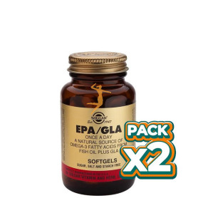 Pack 2x EPA/GLA 60 CÁPSULAS SOLGAR