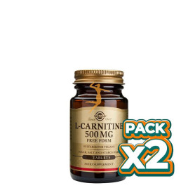 Pack 2x L-CARNITINA 500 MG 60 CAPSULAS SOLGAR