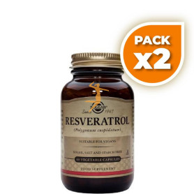 Pack 2x RESVERATROL 60 CÁPSULAS VEGETALES SOLGAR