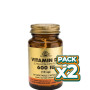 Pack 2x VITAMINA D3 600UI 60 CÁPSULAS VEGETALES SOLGAR