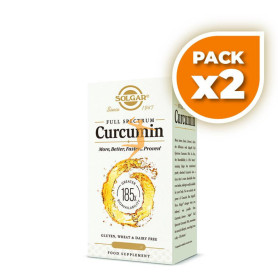 Pack 2x FULL SPECTRUM CURCUMINA 185x 30 CAPSULAS SOLGAR