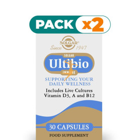 Pack 2x ULTIBIO INMUNE 30 CÁPSULAS SOLGAR