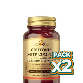 Pack 2x GRIFFONIA 5HTP COMPLEX 30CAPSULAS SOLGAR