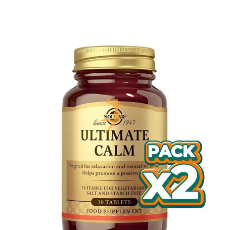 Pack 2x ULTIMATE CALMA 30 COMPRIMIDOS SOLGAR