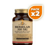 Pack 2x BROMELINA 300MG 60 CÁPSULAS SOLGAR