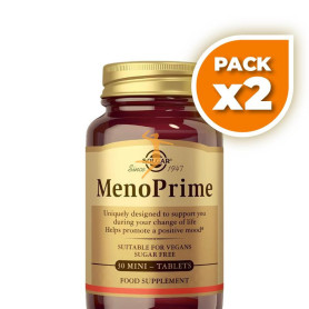 Pack 2x MENOPRIME 30 MINI COMPRIMIDOS SOLGAR