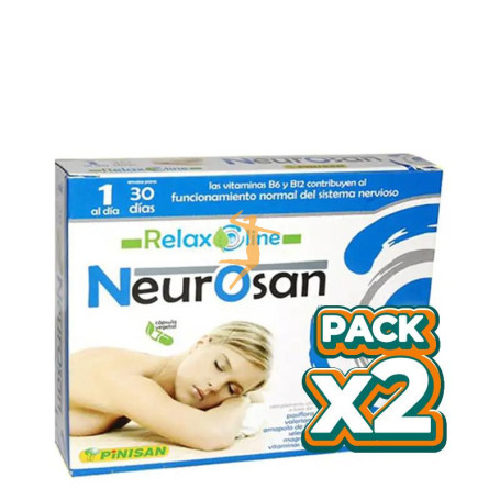 Pack 2x NEUROSAN PLUS 30 CÁPSULAS PINISAN