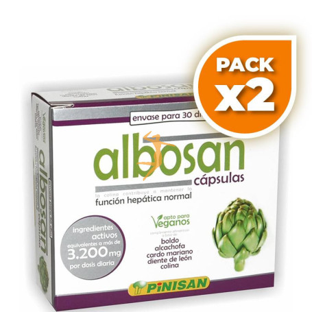 Pack 2x ALBOSAN 60 CÁPSULAS PINISAN