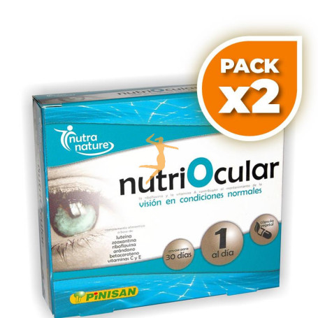 Pack 2x NUTRIOCULAR 30 CÁPSULAS PINISAN