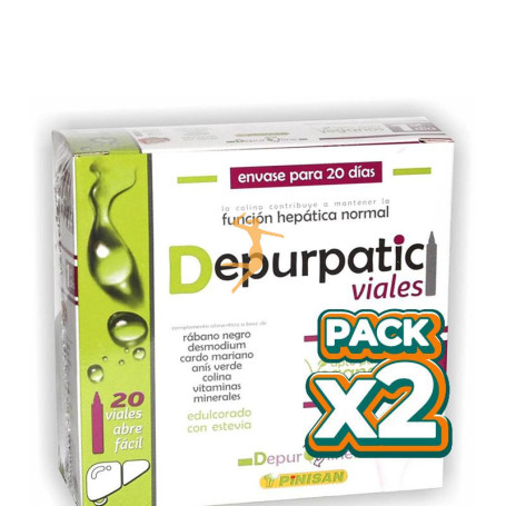 Pack 2x DEPURPATIC 20 VIALES PINISAN