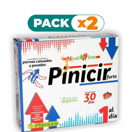 Pack 2x PINICIR FORTE 30 CÁPSULAS PINISAN