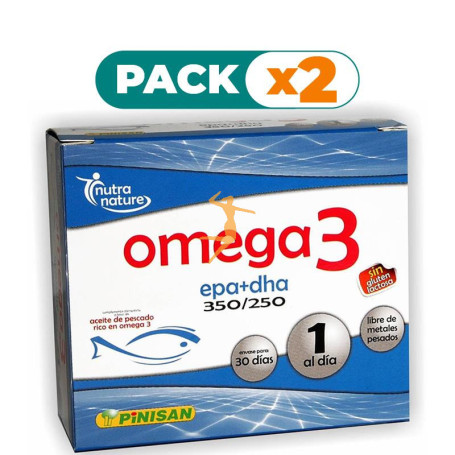 Pack 2x OMEGA 3 30 PERLAS PINISAN