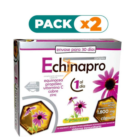 Pack 2x ECHINAPRO COMPLEX 30 CAPSULAS PINISAN