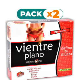 Pack 2x PERFECT LINE VIENTRE PLANO 30 CÁPSULAS PINISAN
