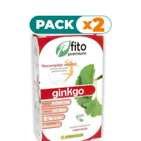 Pack 2x FITO PREMIUM GINKGO 30 CÁPSULAS PINISAN