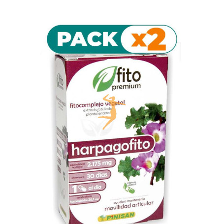 Pack 2x FITO PREMIUM HARPAGOFITO 30 CÁPSULAS PINISAN