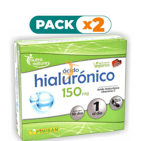 Pack 2x ACIDO HIALURONICO 150Mg. PREMIUM PINISAN