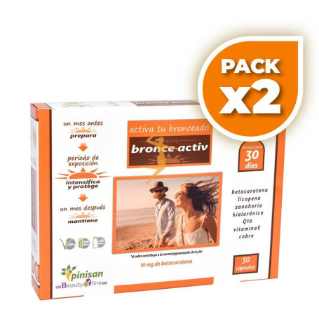 Pack 2x BRONCE ACTIV 30 CÁPSULAS PINISAN