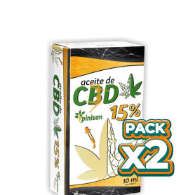 Pack 2x ACEITE DE CBD 15% 10Ml. PINISAN