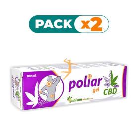 Pack 2x POLIAR GEL CDB 100Ml. PINISAN