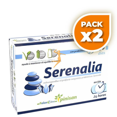 Pack 2x SERENALIA 60 CAPSULAS PINISAN
