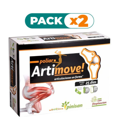 Pack 2x POLIAR ARTI MOVE! 50 CÁPSULAS PINISAN