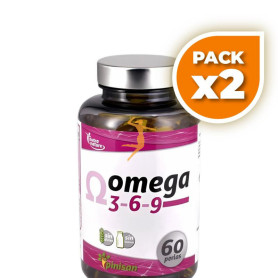 Pack 2x OMEGA 3-6-9 NUTRANATURE 60 PERLAS PINISAN