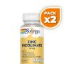 Pack 2x PICOLINATO DE ZINC 25MG 60 COMPRIMIDOS SOLARAY