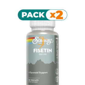 Pack 2x FISETIN 30 CÁPSULAS VEGETALES SOLARAY