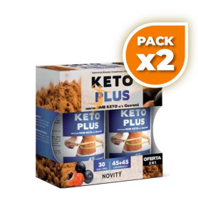 Pack 2x KETO PLUS 45+45 COMPRIMIDOS NOVITY