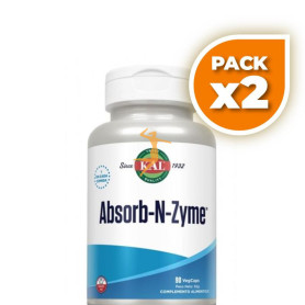Pack 2x ABSORB-N-ZYME 90 CAPSULAS KAL