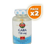 Pack 2x GABA 750Mg. 90 COMPRIMIDOS KAL