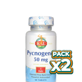 Pack 2x PYCNOGENOL 60 COMPRIMIDOS KAL
