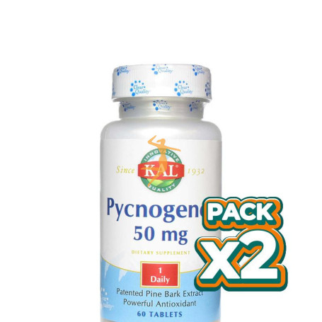 Pack 2x PYCNOGENOL 60 COMPRIMIDOS KAL